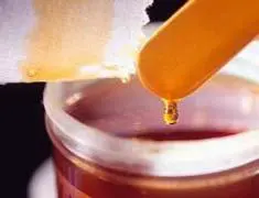 close up hot wax