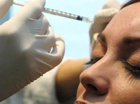 close up botox treatment