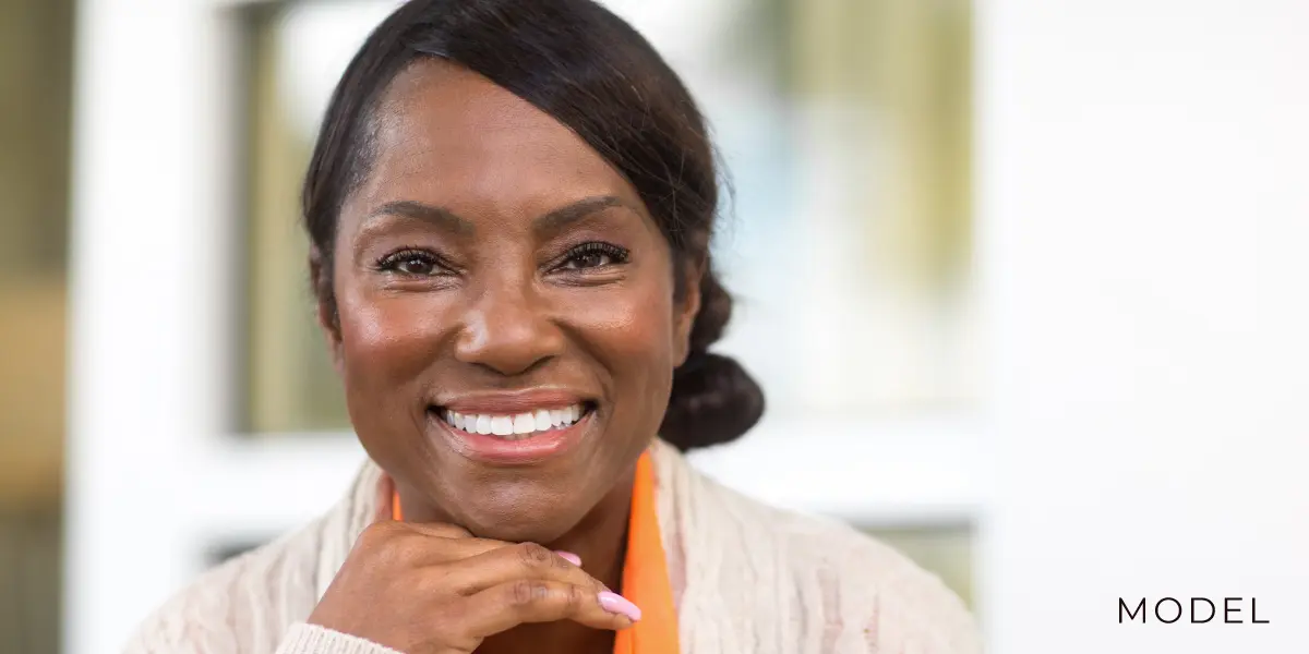 Woman Smiling After Laser Hair Removal