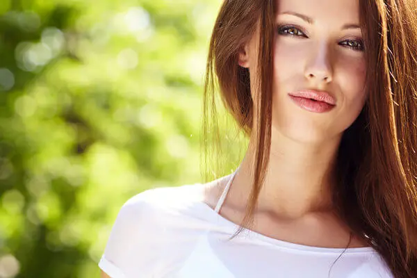 Woman Outdoors in Nature