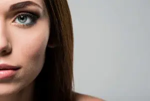 Model without Rosacea
