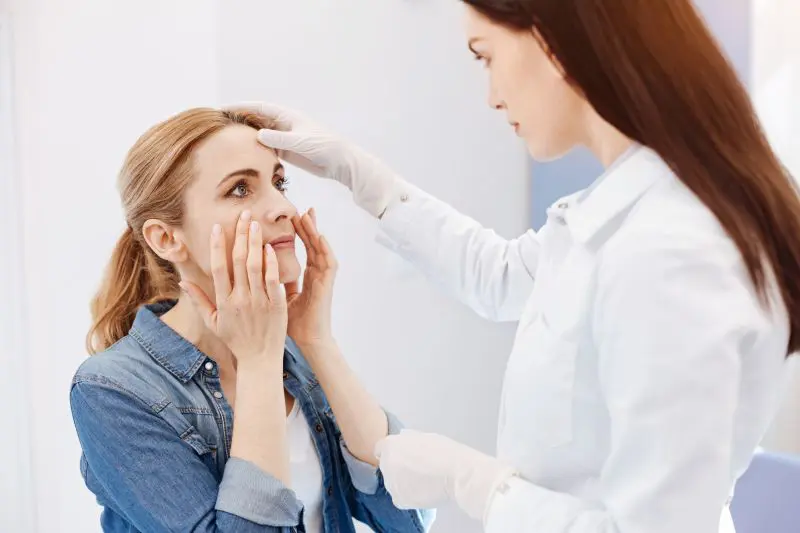 Models Enacting a Med Spa Consultation