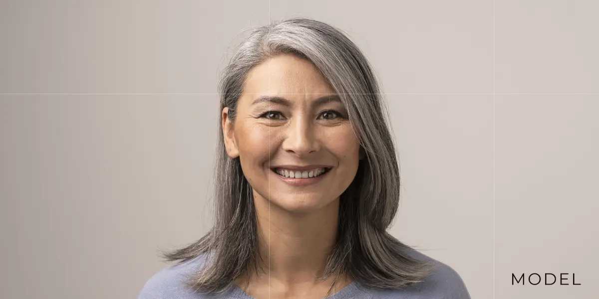 Older Model Smiling