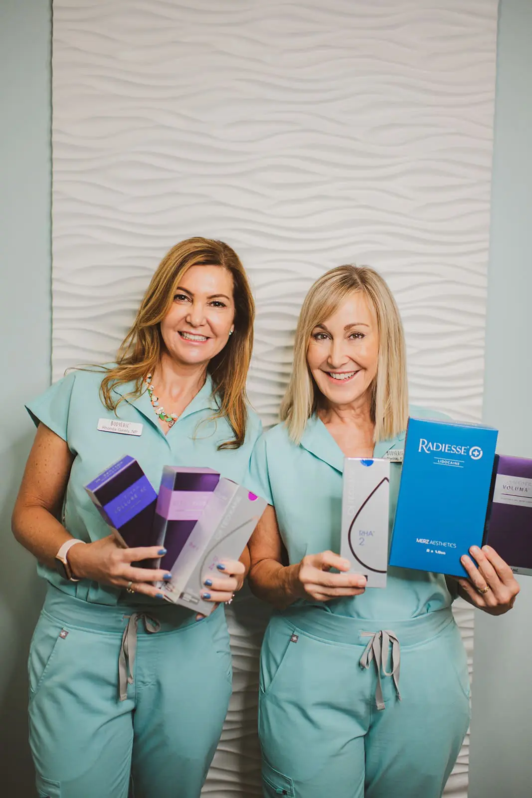 Dermal Fillers Held By Med Spa Professionals