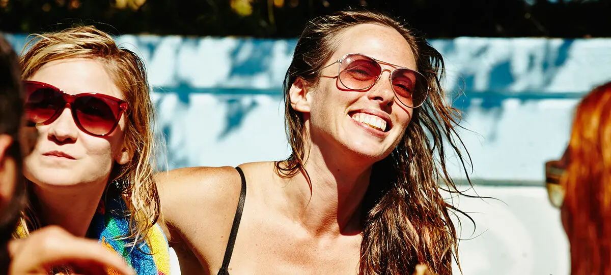 Female Model for Neck and Décolleté Care
