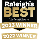 We won the Raleigh's Best Award for both 2022 and 2023!