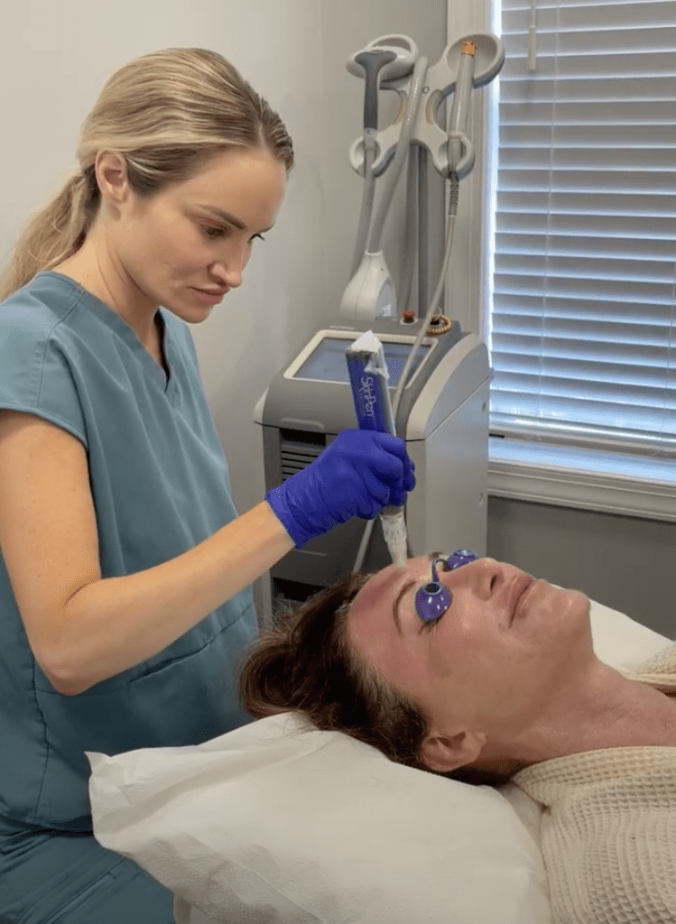 Plasma Rejuvenation in Raleigh, Cary, Chapel Hill, and Clayton, NC 2 Microneedling with PRP