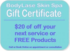 gift certificate for twenty dollars discount offer