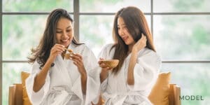 Two Women Having a Spa Day