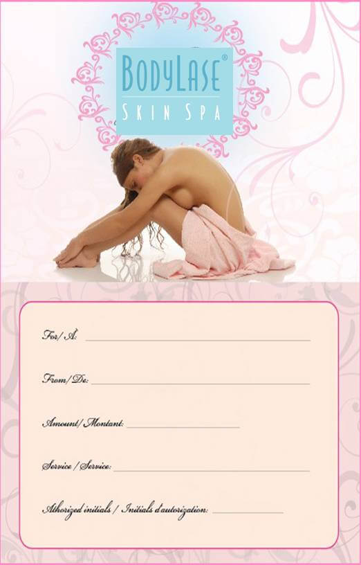 Gift Certificate for BodyLase