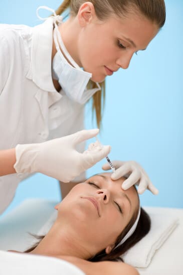BodyLase® Med Spa - botox injection woman in cosmetic medicine treatment